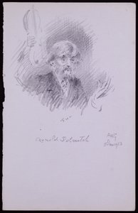 Portret Arnolda Dolmetscha autorstwa Francis Wilfred Lawson