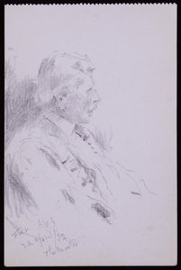 Portret Bazylego Olivera autorstwa Francis Wilfred Lawson