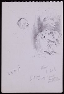 Portret Bazylego Olivera autorstwa Francis Wilfred Lawson