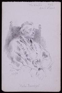 Portret Bazylego Olivera autorstwa Francis Wilfred Lawson
