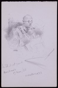 Portret Edwina Lutyensa autorstwa Francis Wilfred Lawson