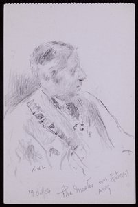Portret FL Griggsa autorstwa Francis Wilfred Lawson
