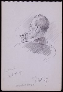 Portret Franciszka Trupy autorstwa Francis Wilfred Lawson