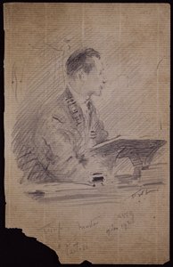 Portret Franciszka Trupy autorstwa Francis Wilfred Lawson