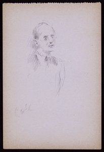 Portret Geralda Cobba, ok. 1930 (ołówek na papierze) autorstwa Francis Wilfred Lawson