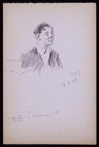 Portret HB Cresswell autorstwa Francis Wilfred Lawson