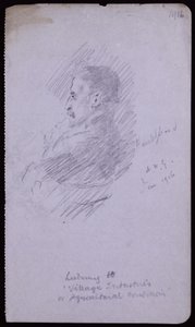 Portret Harolda Speeda autorstwa Francis Wilfred Lawson
