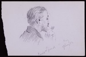 Portret Harolda Speeda autorstwa Francis Wilfred Lawson