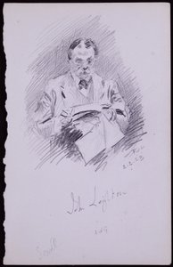 Portret Johna Leightona autorstwa Francis Wilfred Lawson