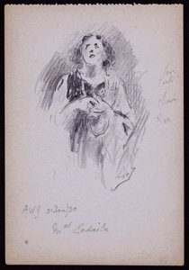 Portret pani Arundel Esdaile autorstwa Francis Wilfred Lawson