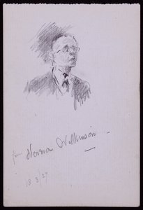 Portret Normana Wilkinsona autorstwa Francis Wilfred Lawson
