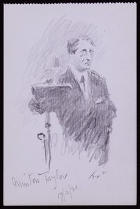 Portret R Mintona Taylora autorstwa Francis Wilfred Lawson