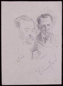 Portret Reginalda Blomfielda, ok. 1894 (ołówek na papierze) autorstwa Francis Wilfred Lawson