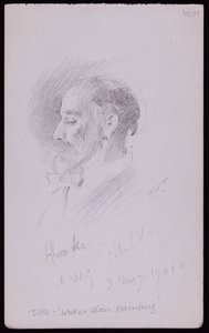 Portret TM Rooke autorstwa Francis Wilfred Lawson