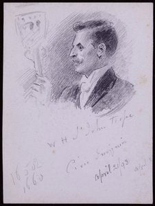 Portret WH St John Hope autorstwa Francis Wilfred Lawson