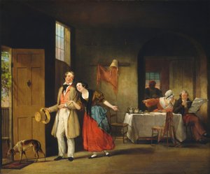 Nieśmiały kuzyn autorstwa Francis William Edmonds