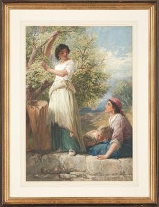 przy studni autorstwa Francis William Topham