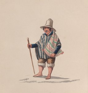 Mężczyzna peruwiański, z grupy rysunków przedstawiających strój peruwiański, ok. 1900 r. 1848.