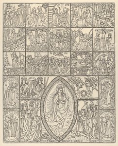Piętnaście tajemnic i Matka Boska Różańcowa Współczesna Impresja, 1488. autorstwa Francisco Doménech