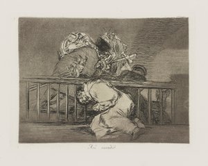 Jak? sucedy?. (Tak się stało.), pl. 47 z cyklu Los desastres de la guerra (Klęski wojny) autorstwa Francisco de Goya