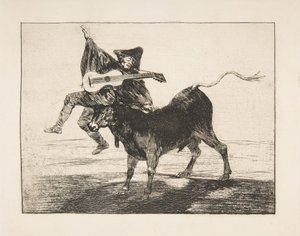 Barbarzyńska rozrywka Dybersja Barbara, 1800-1804. autorstwa Francisco de Goya