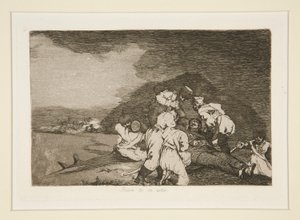 Czy wszystko w porządku? (Dobrze Ci służy), pl. 6 z Katastrofy wojny autorstwa Francisco de Goya