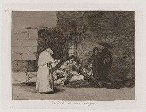 Dobroczynność kobiety (Kobieta autorstwa Francisco de Goya