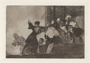 Disparate pobre (Poor Folly), znany również jako Dwie głowy są lepsze niż jedna, z serii Los disparates (Los proverbios) autorstwa Francisco de Goya
