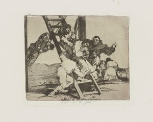 Trudny jest krok! (Przedmiot autorstwa Francisco de Goya