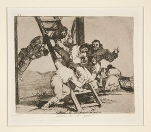 Trudny jest krok! (Przedmiot autorstwa Francisco de Goya