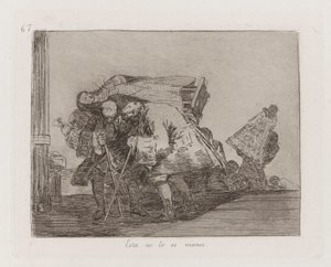 To nie mniej, płyta 67 z Katastrof wojennych autorstwa Francisco de Goya