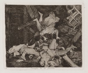 Ravages of War, płyta 30 z The Disasters of War autorstwa Francisco de Goya