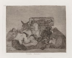 Dziwne oddanie! (Dziwne nabożeństwo!), Płyta 66 z filmu Katastrofy wojny autorstwa Francisco de Goya