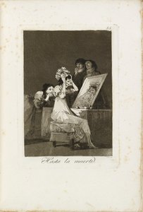 Aż do śmierci, 1799-1799 autorstwa Francisco de Goya