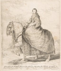 Isabel de Bourbon, królowa Hiszpanii i żona Filipa IV D. Isabel de Borbon, Reyna de Esp..., 1778. autorstwa Francisco de Goya