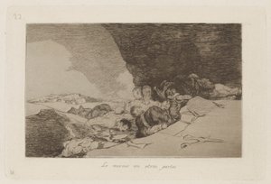 Ten sam gdzie indziej (Ten sam gdzie indziej), płyta 23 z filmu Katastrofy wojny autorstwa Francisco de Goya