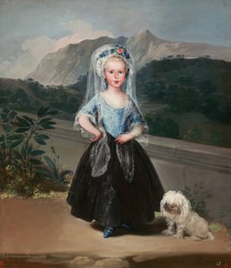 María Teresa de Borbón y Vallabriga, późniejsza hrabina Chinchón, 1783. autorstwa Francisco de Goya