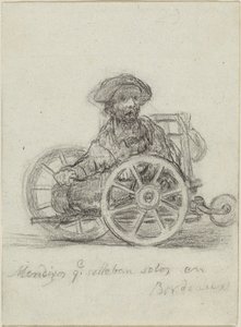 Mendigos que se llevan solos en Bordeaux (Żebracy, którzy poruszają się na własną rękę w Bordeaux) autorstwa Francisco de Goya
