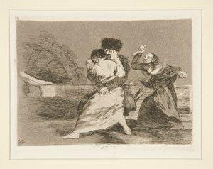No quieren [sic] (oni Don autorstwa Francisco de Goya