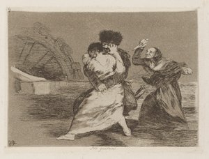 No quieren [sic] (oni nie autorstwa Francisco de Goya