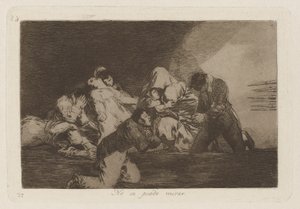 Nie możesz patrzeć (One Can autorstwa Francisco de Goya