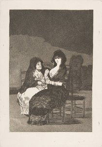 Tabliczka 15 z Los Caprichos: Ładna rada Piękna rada, 1799. autorstwa Francisco de Goya