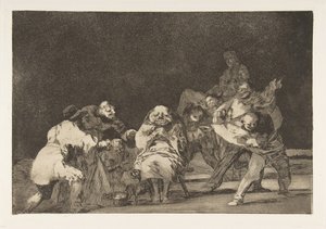 Tablica 17 z Disparates: Lojalność, ca. 1816-23 opublikowany 1864. autorstwa Francisco de Goya