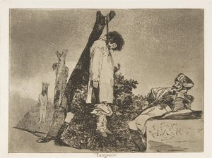 Tablica 36 z „Katastrofy wojny” Los Desastres de La Guerra: „Nie [..., 1810 wydany 1863. autorstwa Francisco de Goya