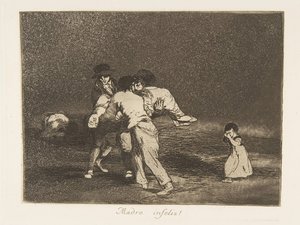 Tablica 50 z The Disasters of War The Disasters of War: A..., 1811-12 wydana w 1863 r. autorstwa Francisco de Goya