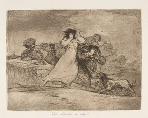 Tablica 65 z The Disasters of War Los Desastres de la Guerra..., po 1814-15 opublikowany 1863. autorstwa Francisco de Goya