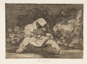 Tablica 68 z The Disasters of War Los Desastres de la Guerra..., po 1814-15 opublikowana w 1863 r. autorstwa Francisco de Goya