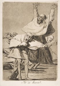 Tablica 80 z Los Caprichos: Czas Ya es hora., 1799. autorstwa Francisco de Goya