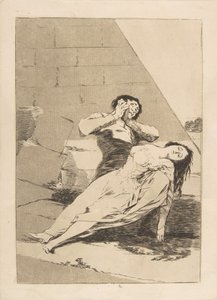Tablica 9 z Los Caprichos: Tantalus Tantalo., 1799. autorstwa Francisco de Goya