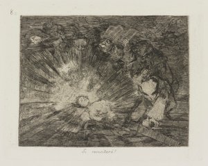 Si resucytować? (Czy zmartwychwstanie?), pl. 80 z cyklu Los desastres de la guerra (Klęski wojny) autorstwa Francisco de Goya